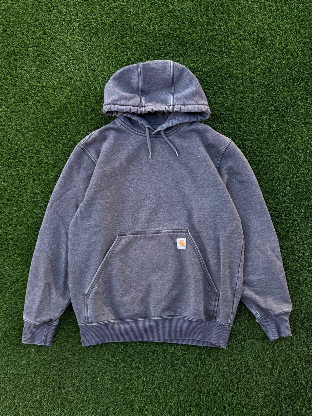 Carhartt Rain Defender Hoodie Grey Pullover Sweatshirt Original Fit Size Medium